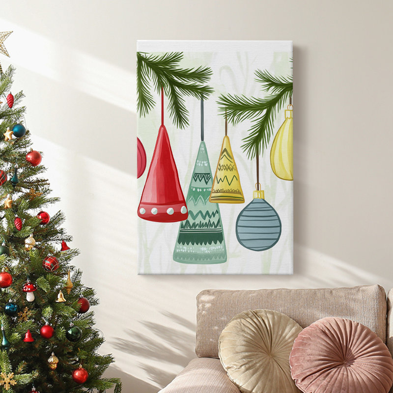 Art des Fêtes de Noël - Toile tendue avec châssis CCL XXII, H 36 po x l 24 po