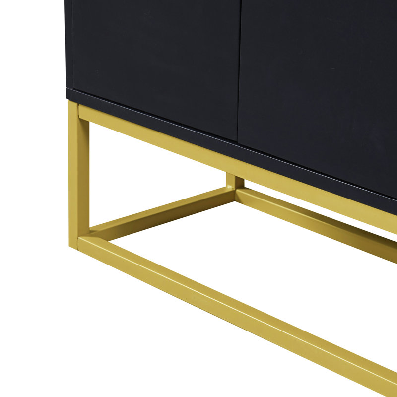 120cm Sideboard, Black