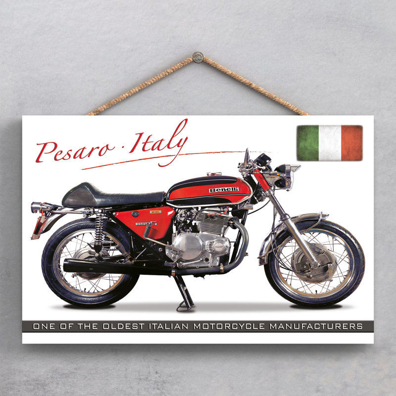 Pesaro Italy Bike - Print on MDF
