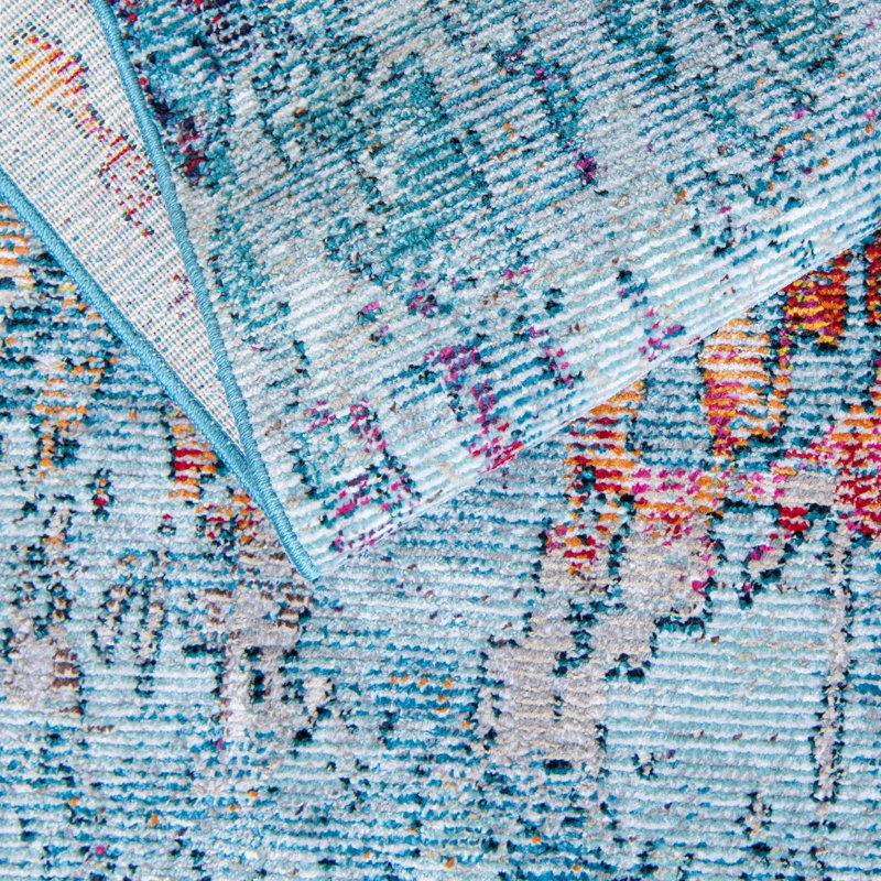 Tapis bleu clair, Rectangle 8 pi x 10 pi