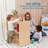 ECR4Kids 2-Shelf Mobile Double-Sided Storage Cabinet, Classroom Furniture-107788786