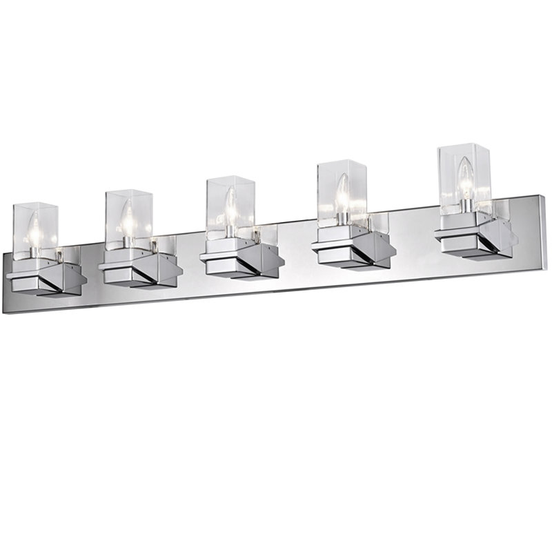 Kilo 5 - Light Dimmable Vanity Light, Polished Chrome