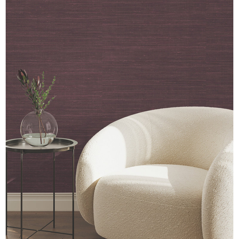 Papier peint imitation soie Sari, Merlot