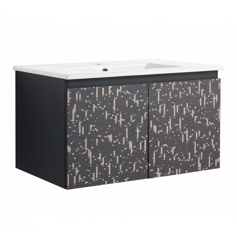 Meuble-lavabo flottant mural