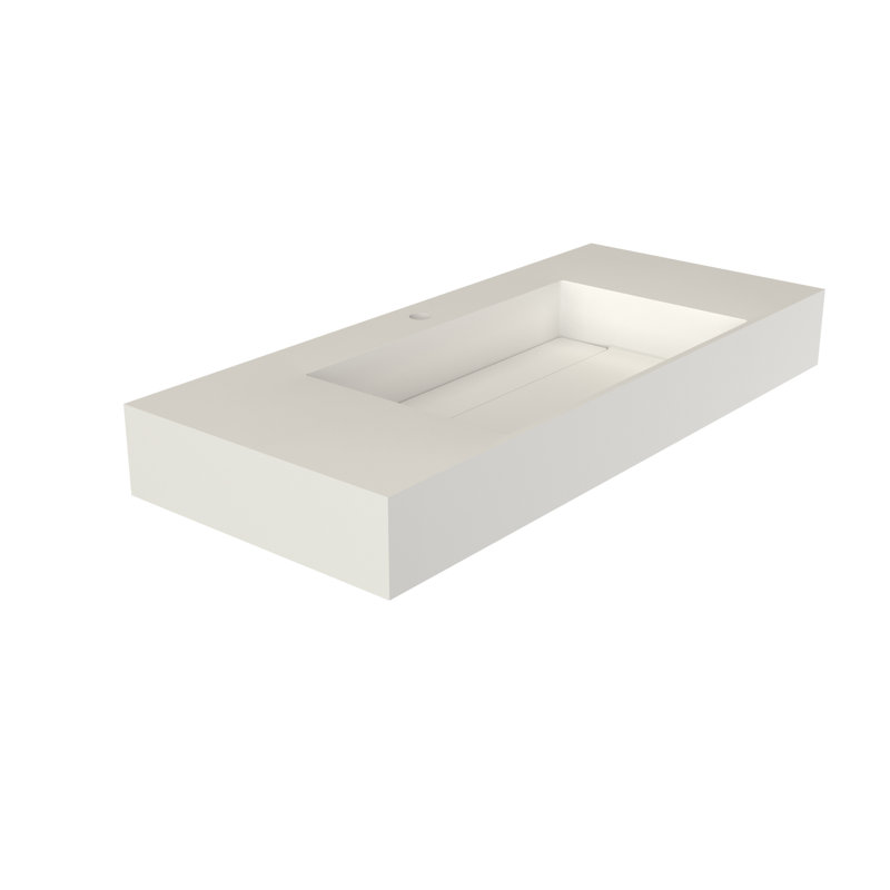 Lavabo de 42 po à surface solide