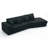 Preez Folding Convertible Upholstered Sleeper Sectional Sofa-111681516