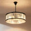 Luminaire suspendu moderne en cristal 6 lumières