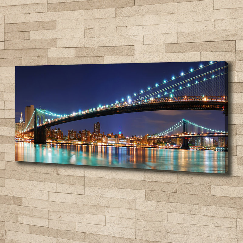 Manhattan New York - Wrapped Canvas Print