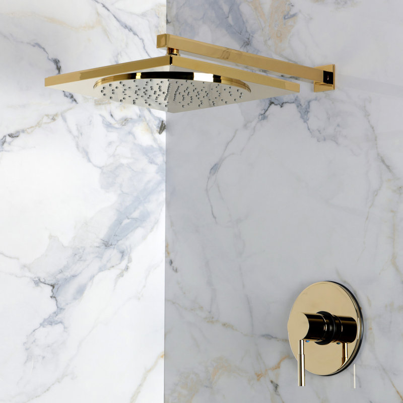 Kingston Brass Concord Single-Handle Pressure Balanced Shower Faucet, Polished Brass