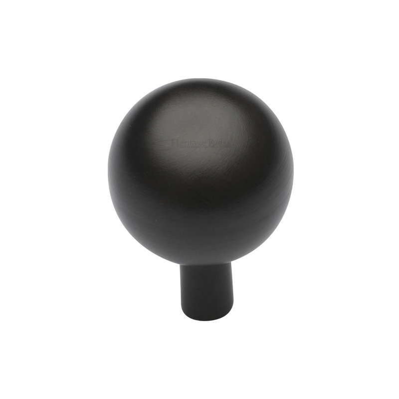 Heritage Brass Cabinet Knob Sphere Design, Matt Bronze, 22mm