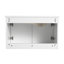 Meuble-lavabo mural de 30 po avec lavabo, portes à fermeture douce, idéal pour les petites salles de bain et un rangement efficace-116332402