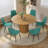 Round Pedestal Dining Table Set-1331481885-1331481886-1331481881