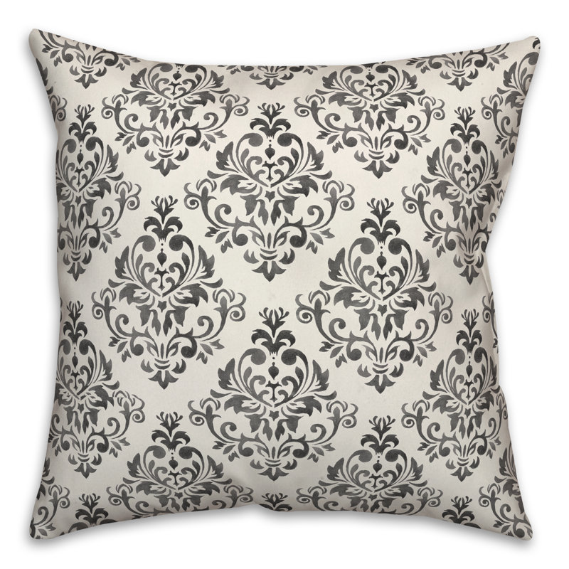 Housse et insert de coussin décoratif en polyester Rhys