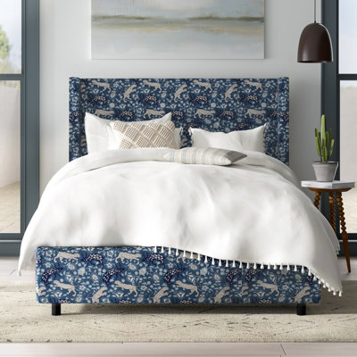 Upholstered Low Profile Standard Bed