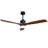 Nicola 60" 3 - Blade LED Standard Ceiling Fan with Remote Control and Light Kit Included-270283348