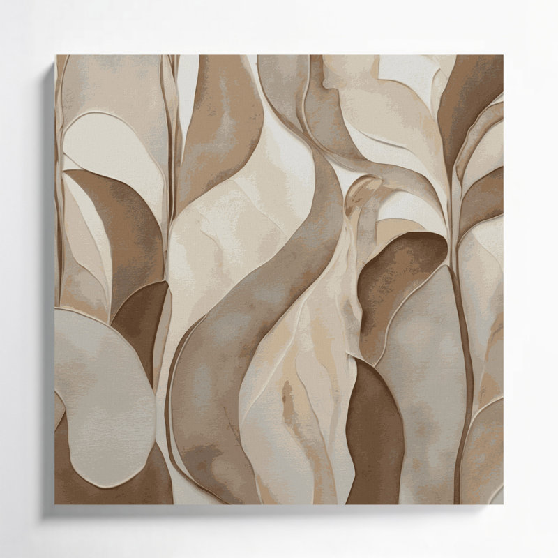 Abstrait aquarelle sur toile grise 62, H 32 po x l 32 po