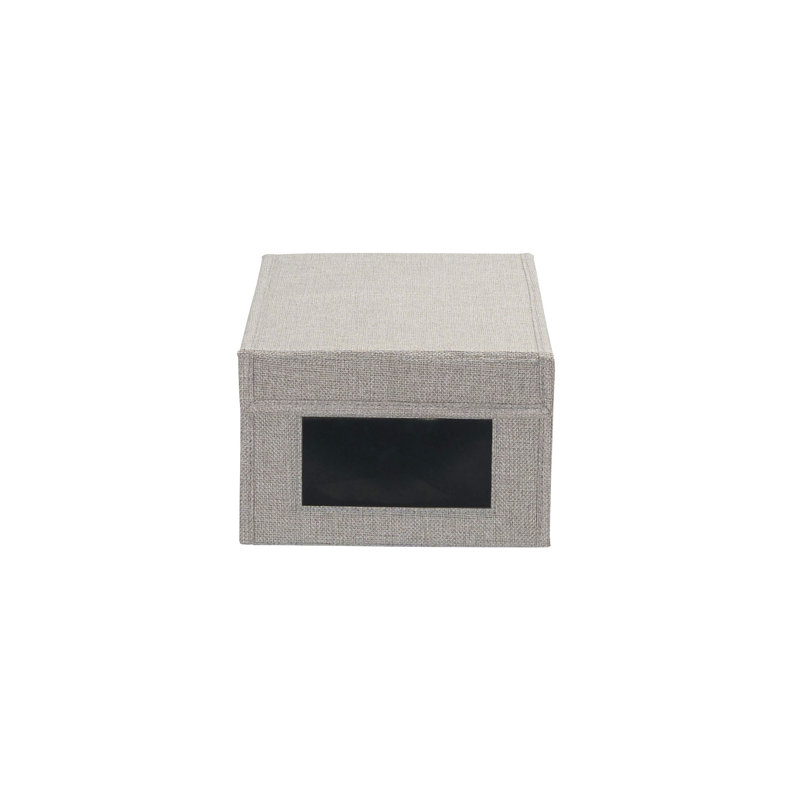 Stackable Shoe Storage Box, Silver
