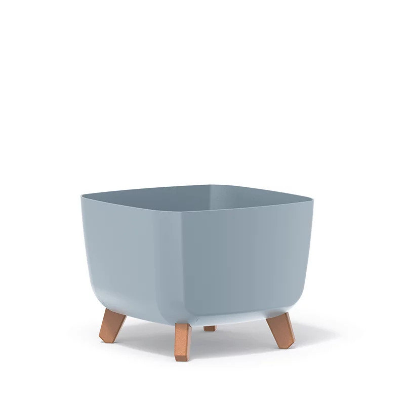 Talonda Pot Planter, Light Grey, 22cm H x 30cm W x 30cm D