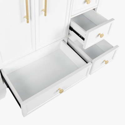 Armoire de salle de bain 35,6 ", seule armoire