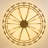 10-Light Dimmable Modern Drum Crystal Chandelier