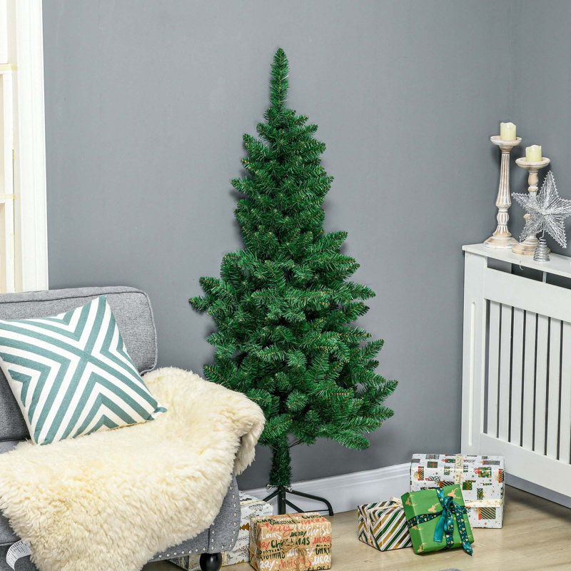 Arbre de Noël artificiel à ouverture semi-automatique 5 pi avec 229 branches et base en acier