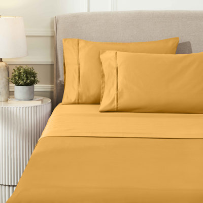 Mellark 1200 Thread Count Egyptian-Quality Cotton Sateen Sheet Set