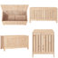 Rosalind Wheeler Daesha 121cm W 269L Water Resistant Pine Solid Wood Deck Box-1956405262