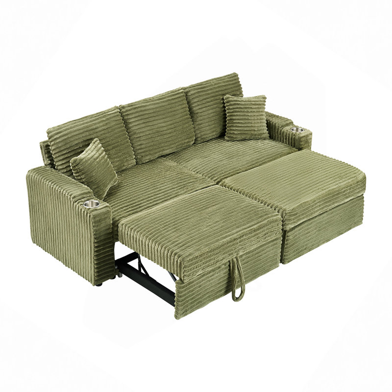 Canapé 30 po, Vert, H 8,6 po x l 30 po x P 20 po