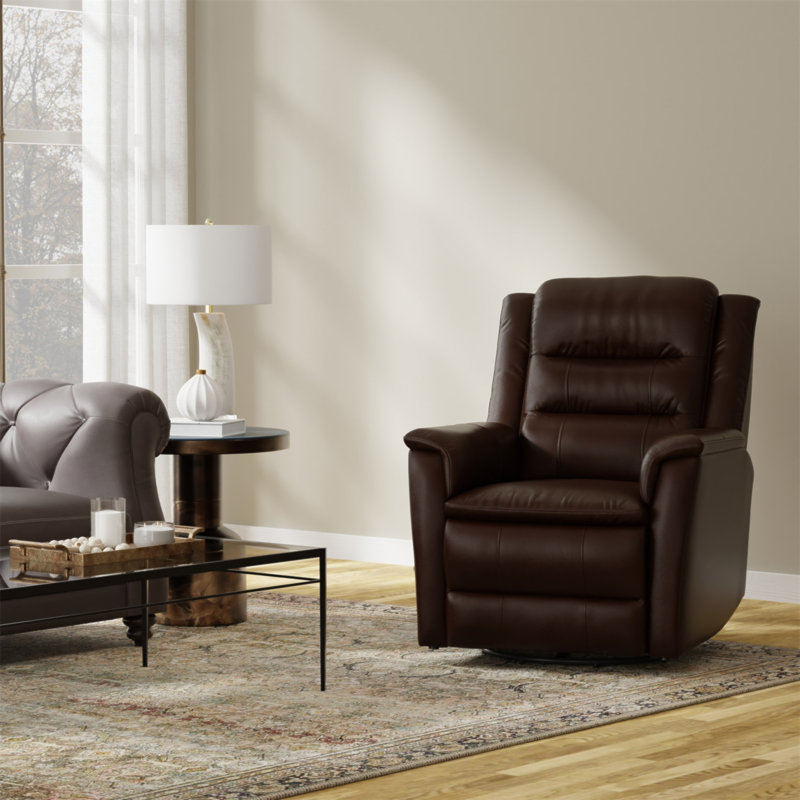 Fauteuil inclinable pivotant avec repose-pieds manuel Global