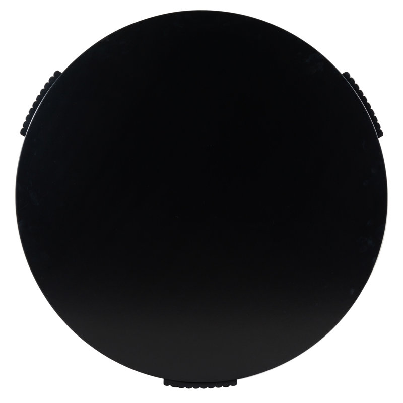 Liabella Round Wood Coffee Table, Black