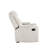 Galya Light Gray Chenille Motion Glider Recliner