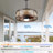 24" Outdoor Water-Proof Ceiling Fan W/ Dimmable LED Lights Remote Control App Control Patio Plug-In Ceiling Fan