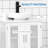 Space Saving Under Sink Bathroom - 2 Doors White Cabinet Extra Shelving