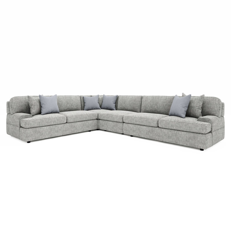 Bernhardt Serena 4 - Piece Upholstered Sectional, 30.5" H x 143" W x 111" D, Left Hand Facing