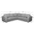 Upholstered L-Shaped Sectional Symmetrical-1937618543
