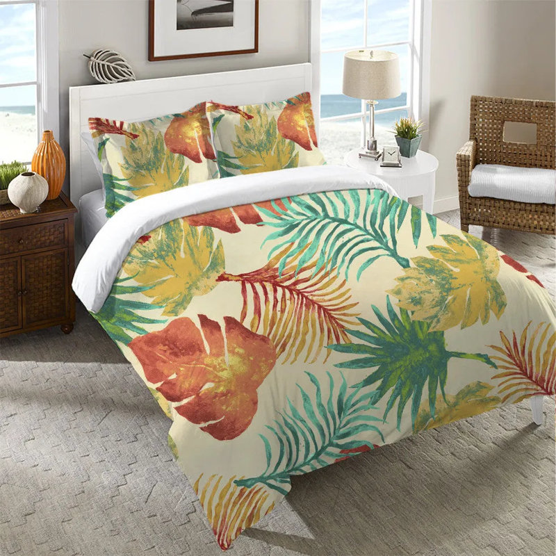 Housse de couette en microfibre Tropical Havana