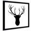 «Deer Head Silhouette», impression-31935442-32141079