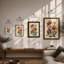 Carnation Bloom Study Botanical - Framed Print-2144535387-2144535378