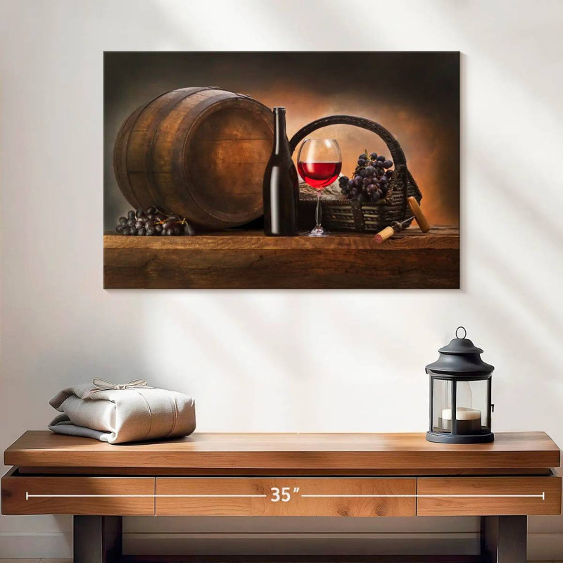 Dégustation de vin rouge Yarlin, H 16 po x l 24 po