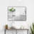 Black Rectangular Metal Framed Wall Mirror-1689910382