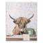 Vache au bureau, impression sur toile-117529633