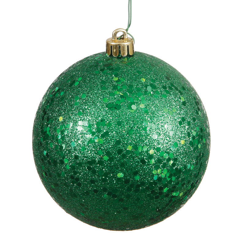 Ornement boule 4 po, Vert