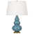 Bleu acier / laiton antique
