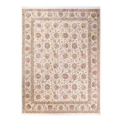Classic One-of-a-Kind 9'2" x 12'5" Hand Knotted Area Rug
