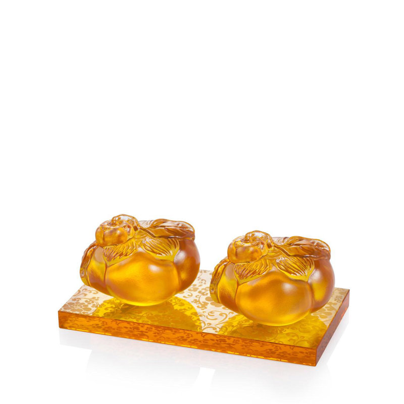 Persimmon Good Things Come in Pairs Sculpture