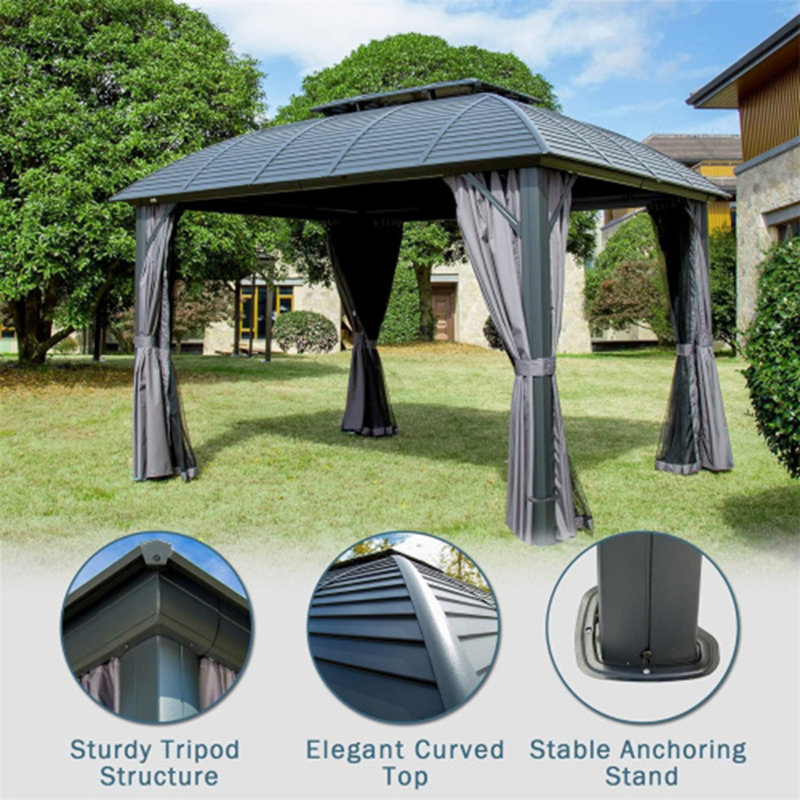 Poolside Hardtop Gazebo – Stylish & Functional