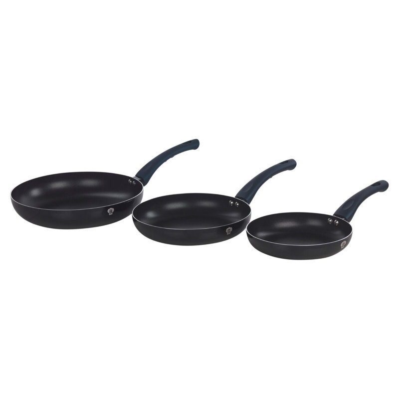 3 - Piece Aluminum Cookware Set, Aquamarine