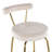 Kayson 30" Gold Swivel Upholstered Bar Stools
