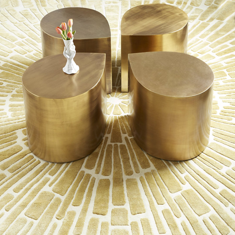 Brass Teardrop Table