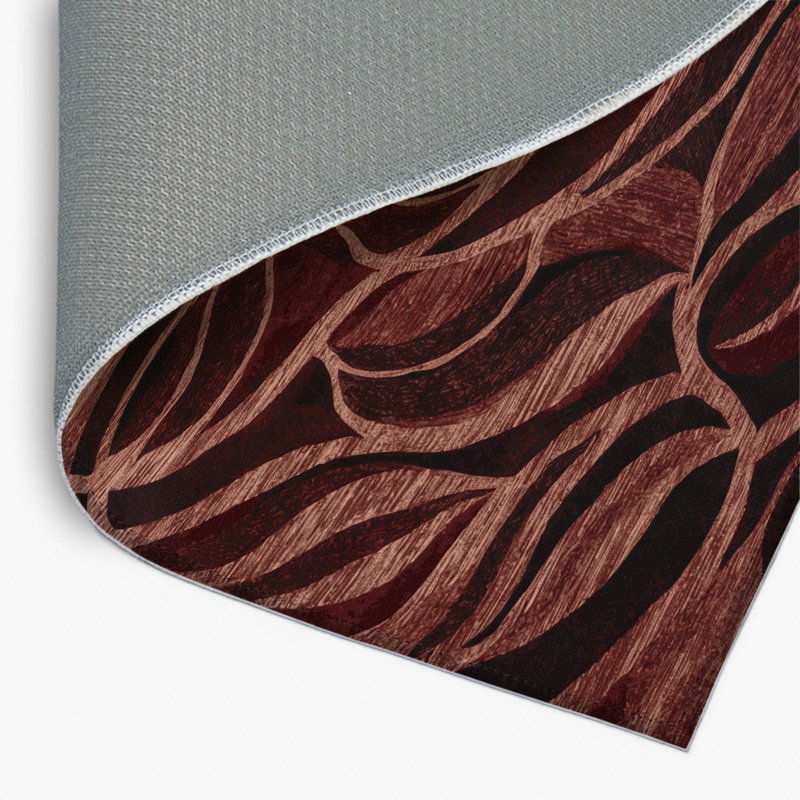 Tapis intérieur et extérieur noir Nature, Rectangulaire 8 pi x 10 pi